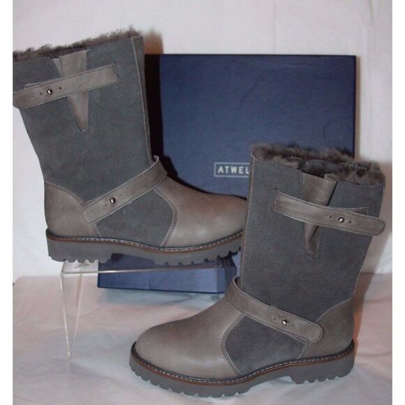 Atwell Women's 5 Dorchester Low Moto Boots - New - Picture 2 of 7